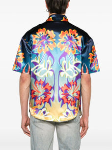 BLUEMARBLE Hibiscus shortsleeves shirt