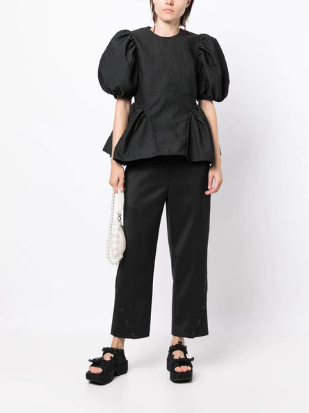 PUFF SLEEVE TOP WITH SIDE PANELS