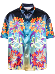 BLUEMARBLE Hibiscus shortsleeves shirt