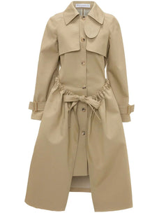 JW ANDERSON GATHERED WAIST TRENCH COAT
