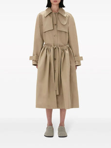 JW ANDERSON GATHERED WAIST TRENCH COAT