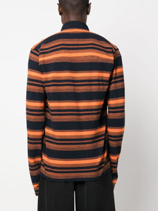 MARTINE ROSE L/S PULLED NECK POLO