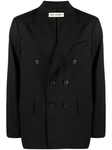 OUR LEGACY UNCONSTRUCTED DOUBLE BREASTED BLAZER