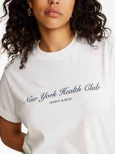SPORTY & RICH NY Health Club T Shirt