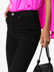 REDONE 90s High Rise Ankle Crop
