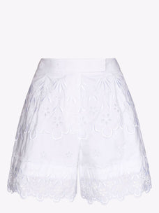 SIMONE ROCHA Shorts With Embroidered Trim