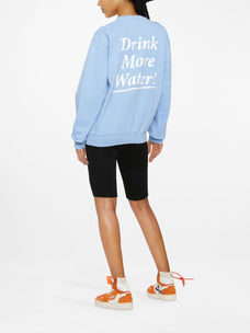 SPORTY & RICH Drink more water crewneck